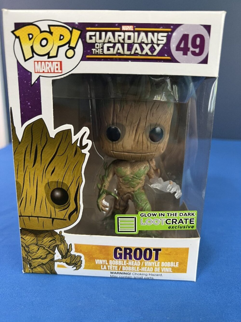 Funko Pop! Vinyl: Marvel - Groot - (Glow) - Loot Crate (Exclusive) #49